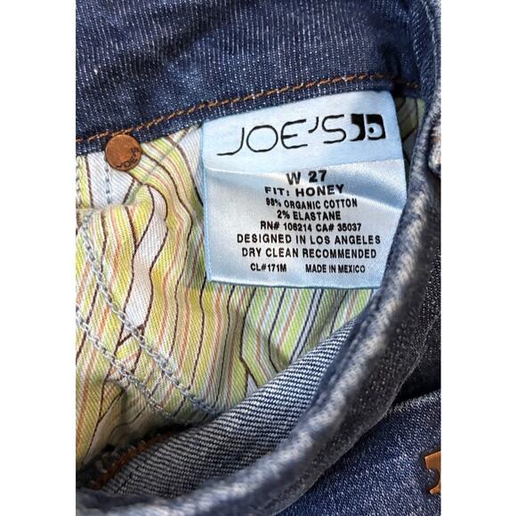 Joe's Women's Honey Fit Mid Rise Boot Cut Jeans Size 27 - Picture 9 of 9